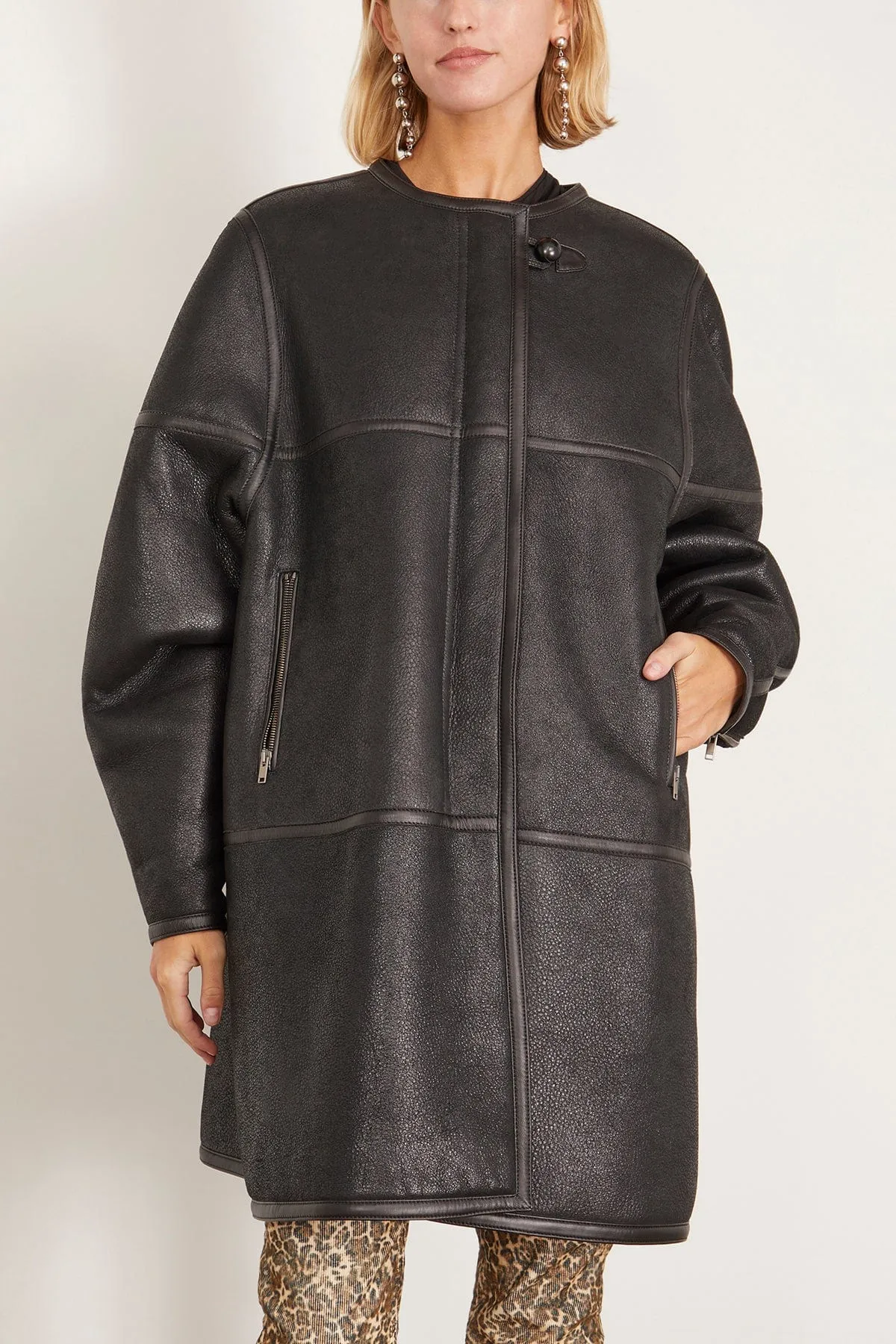 Adael Coat in Black