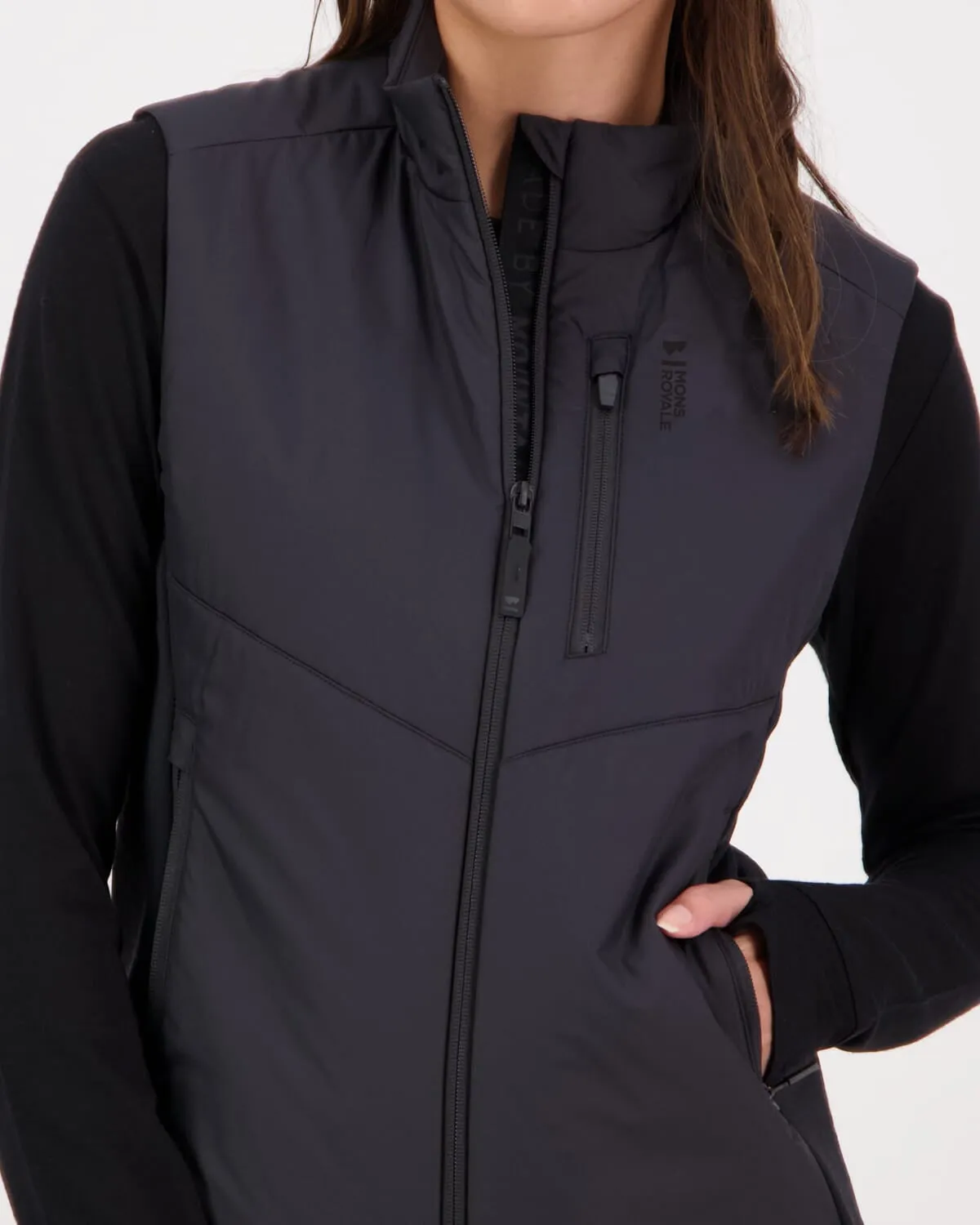 Arete Merino Insulated Vest - Black