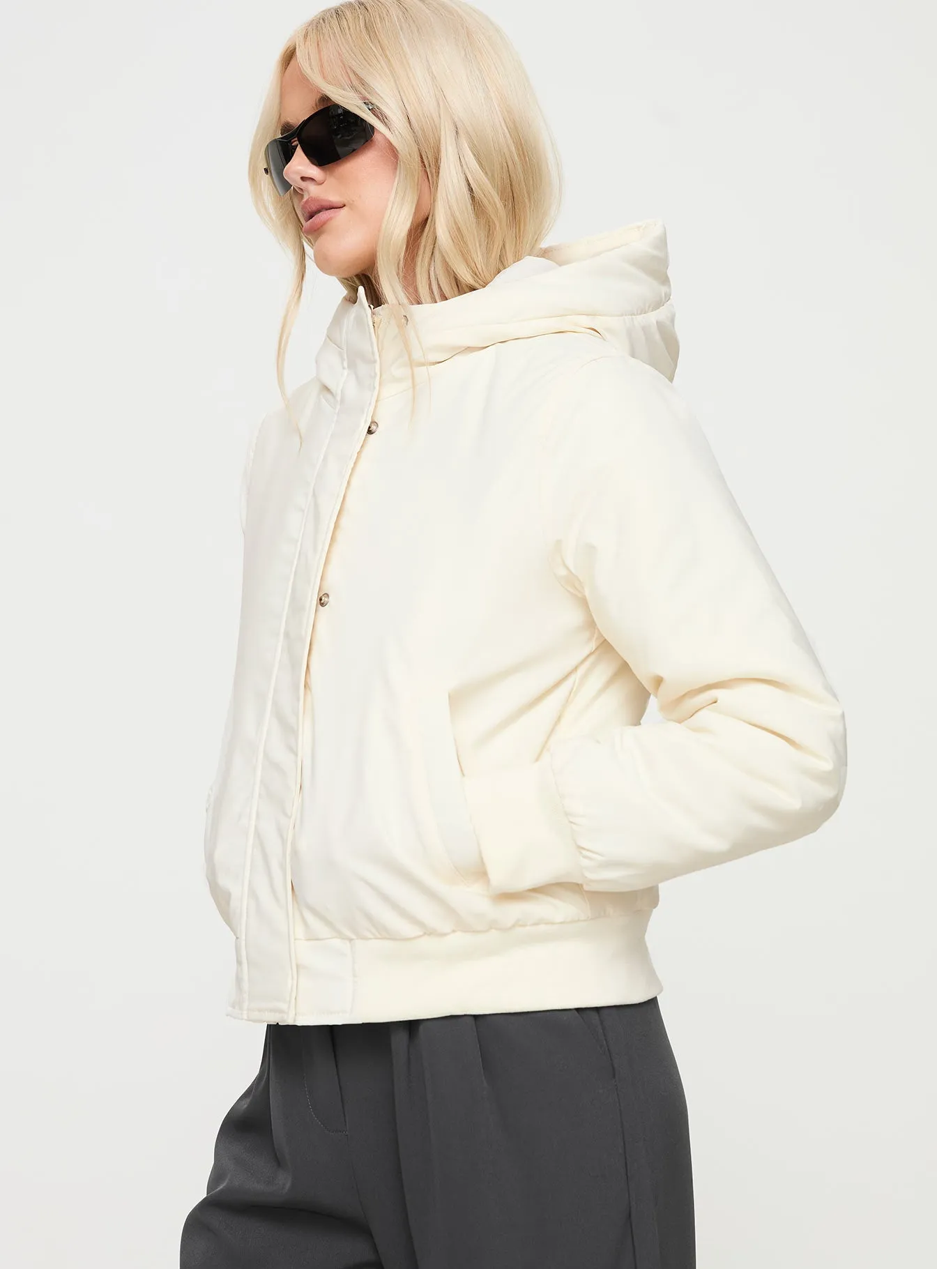 Battle Hooded Jacket Cream