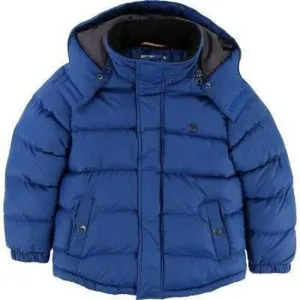 Boys Blue Puffer Coat