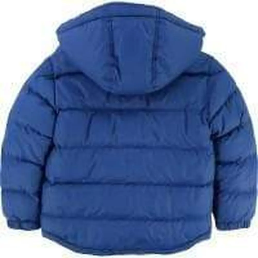 Boys Blue Puffer Coat