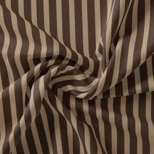 Brown Stripes Digital Printed Fabric