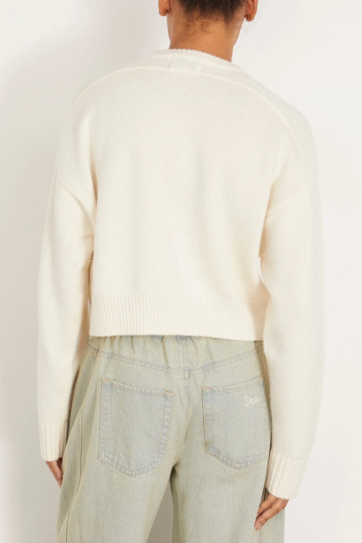 Bruzzi Oversized Sweater in Ivory