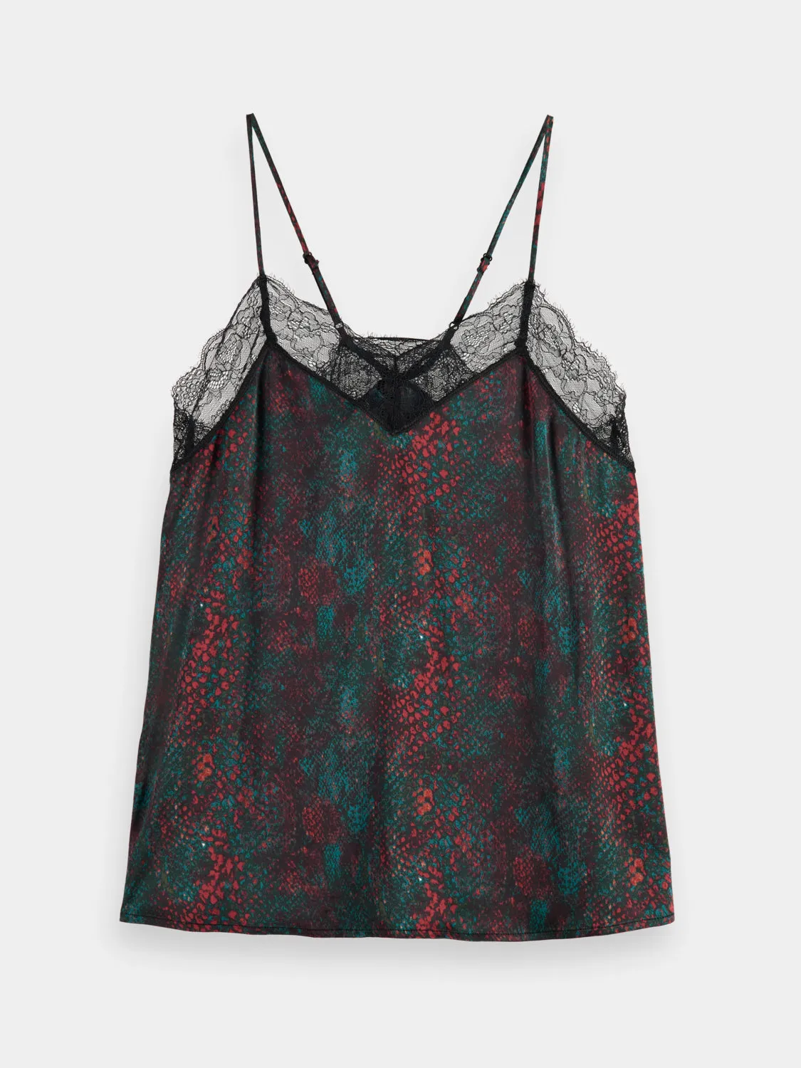 Camisole with lace trim