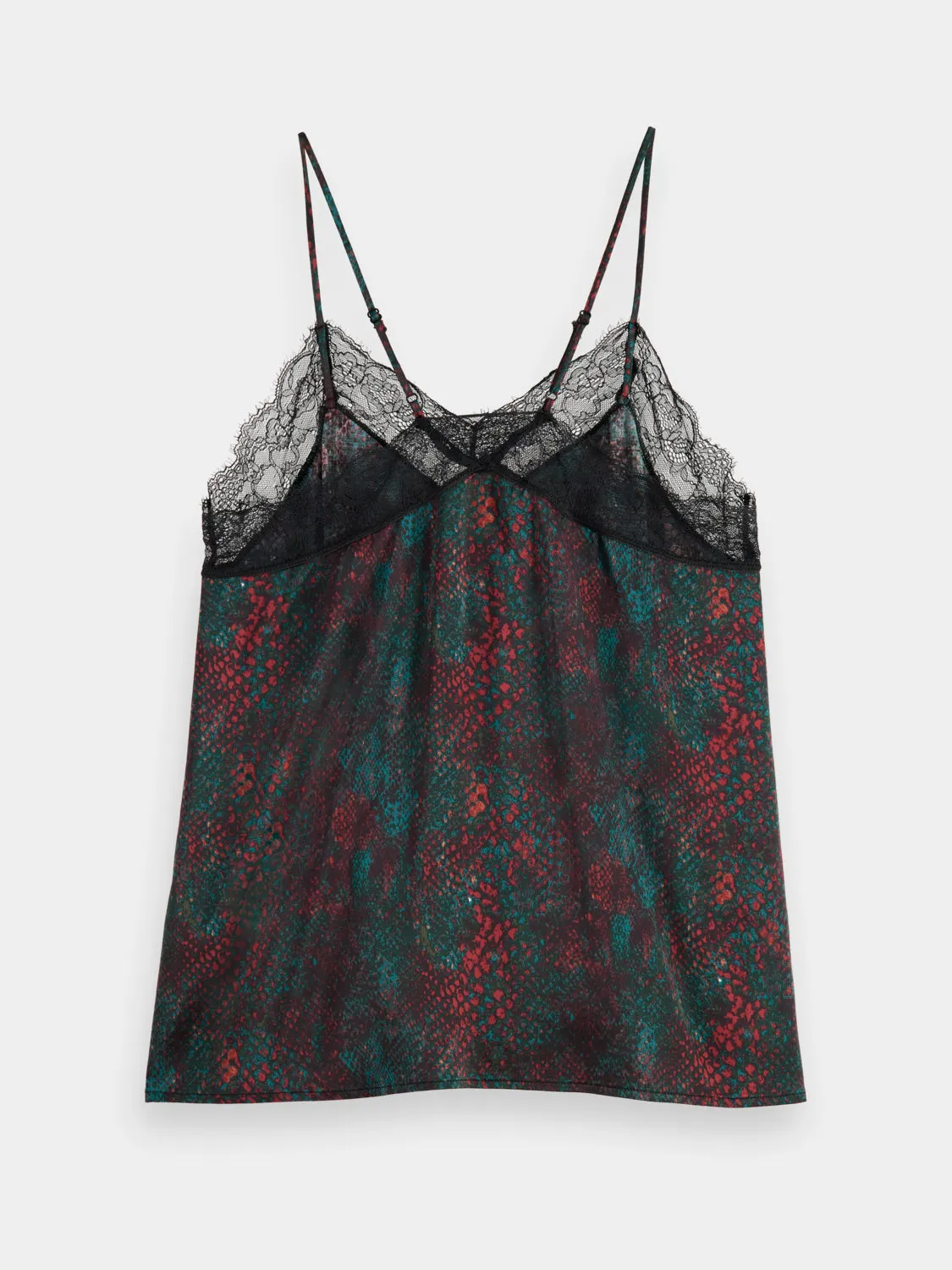 Camisole with lace trim