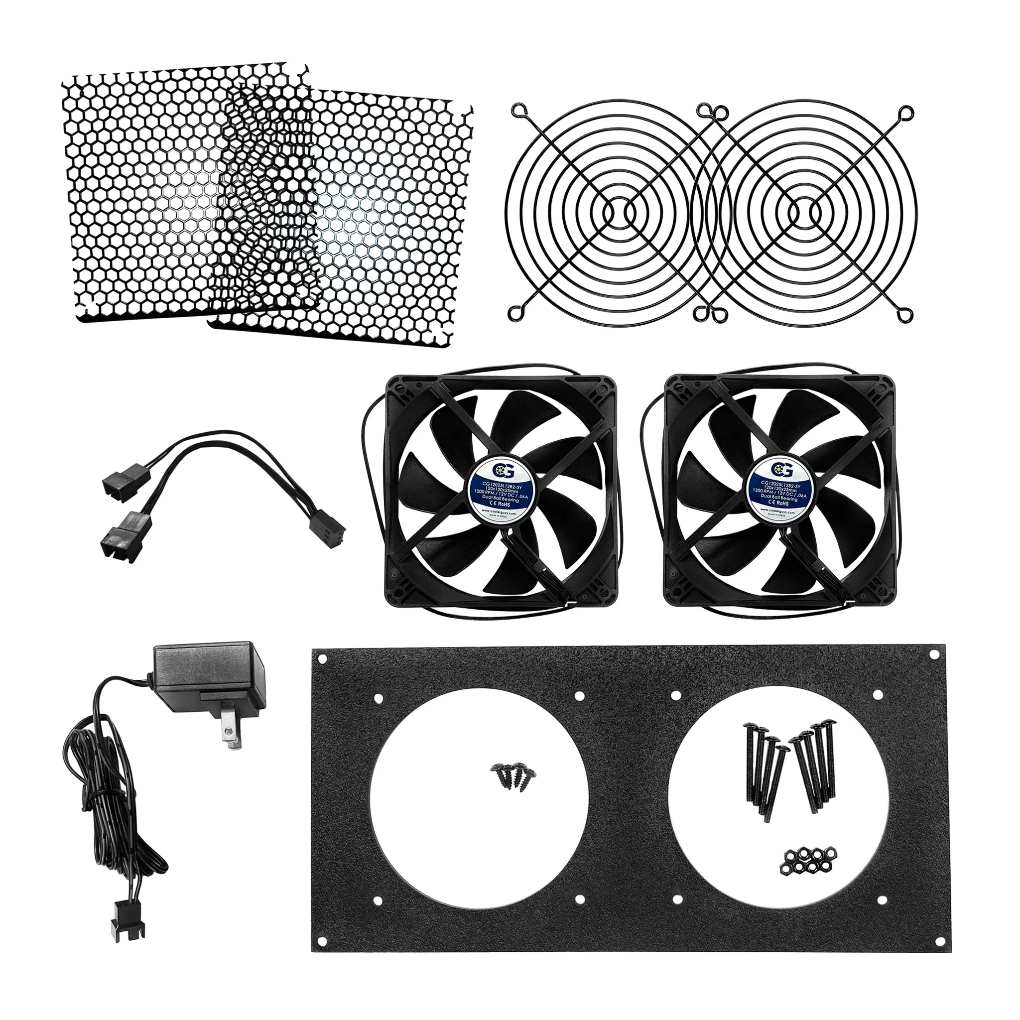 Coolerguys Dual 120mm Fan Cooling Kit