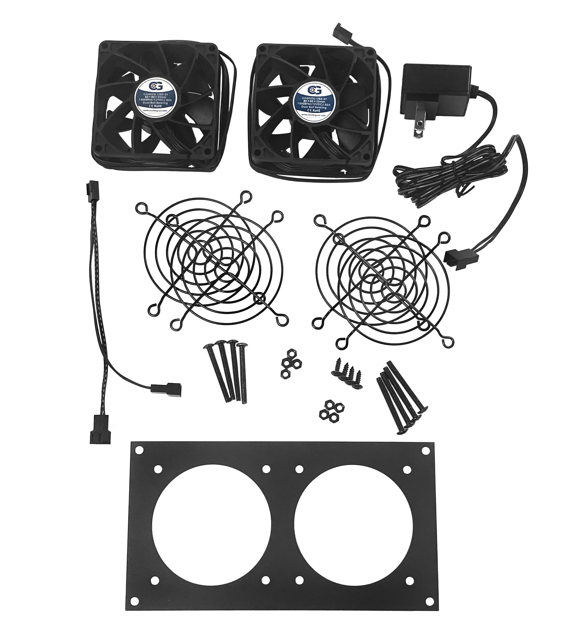 Coolerguys Dual 80mm Fan Cooling Kit