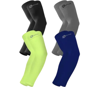 Cooling Compression Arm Sleeves for Men/Women, UV Sun Protection Sleeves - BHYTAKI