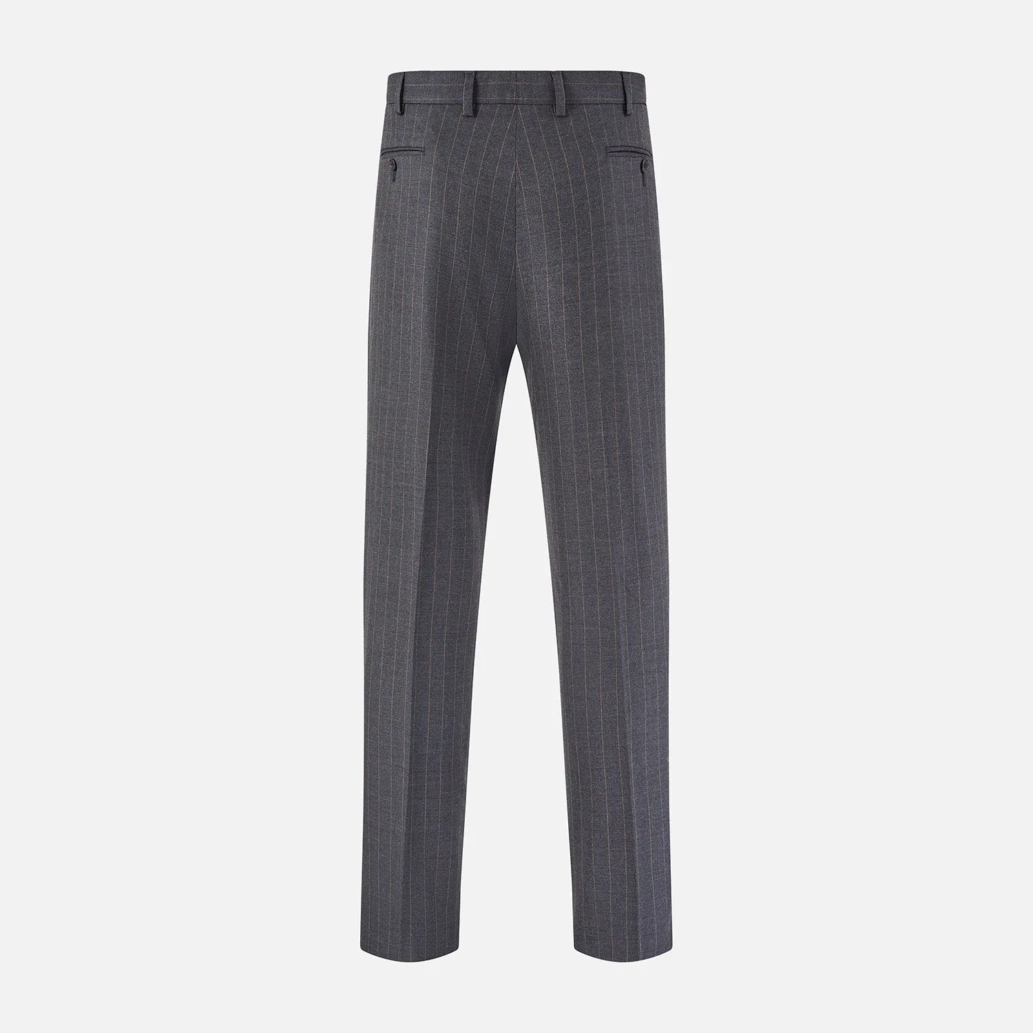 Dark Grey Pinstripe Arthur Trousers