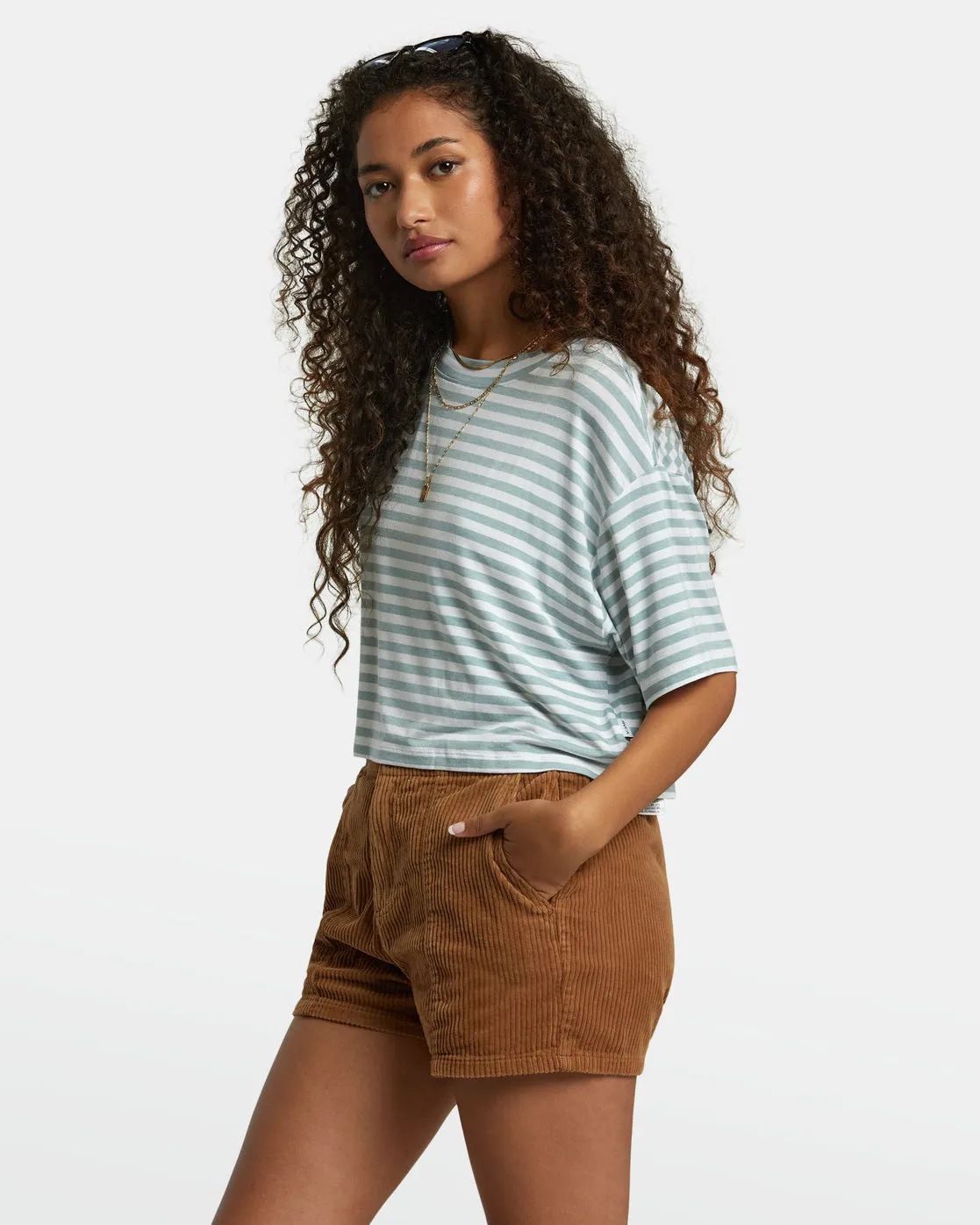 Daylight Corduroy Shorts - Sienna