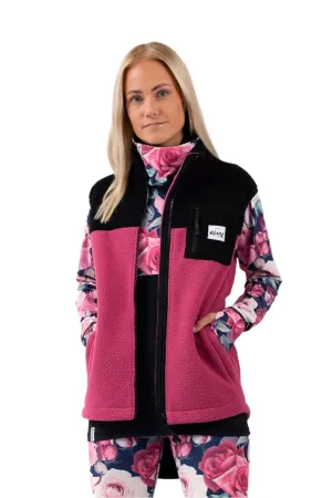 EIVY Lumberjackie Sherpa Vest Women's Raspberry