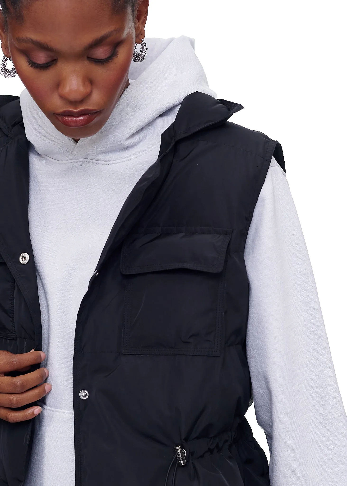 Lioness Emblem Puffer Vest