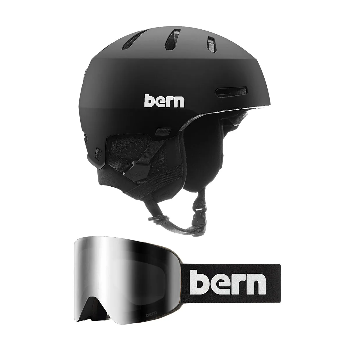 Macon 2.0 Snow Helmet & B-1 Base Goggle Combo