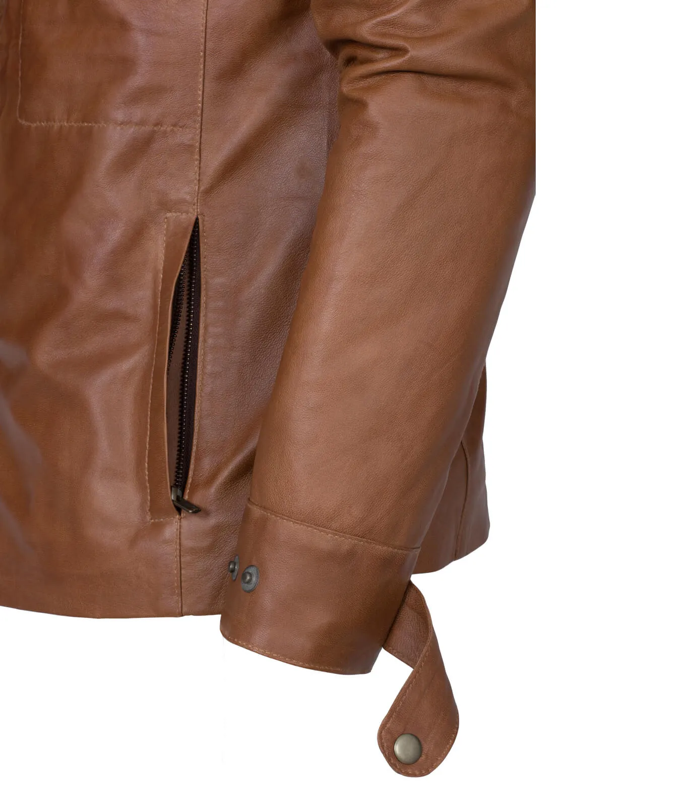 Men’s Brown Sheepskin Shearling Leather Jacket