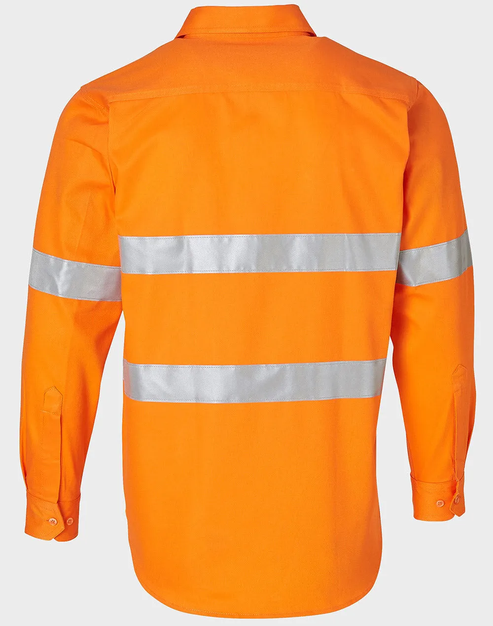 Men's Hi Vis Long Sleeve Shirt w/ Tape - SW52