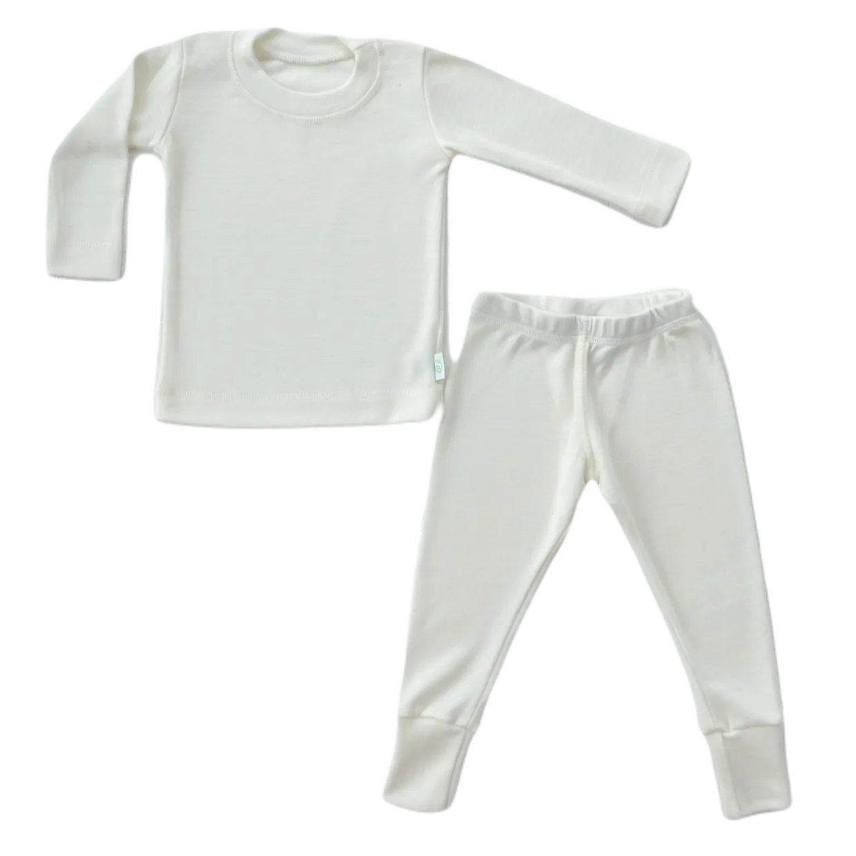 MERINO THERMAL BASELAYER SET - off-white snow