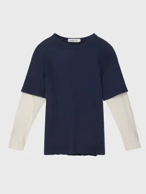 mini boxy layered t.shirt