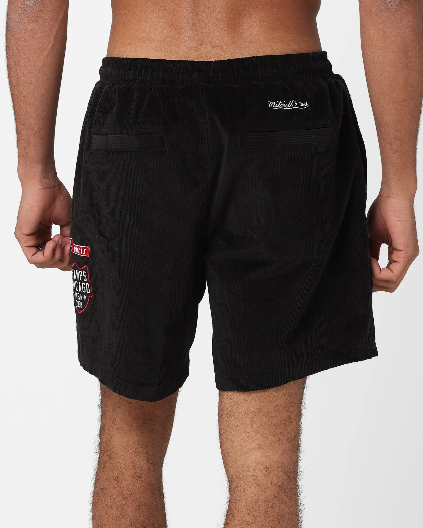 Mitchell & Ness Chicago Bulls Letterman Shorts Black