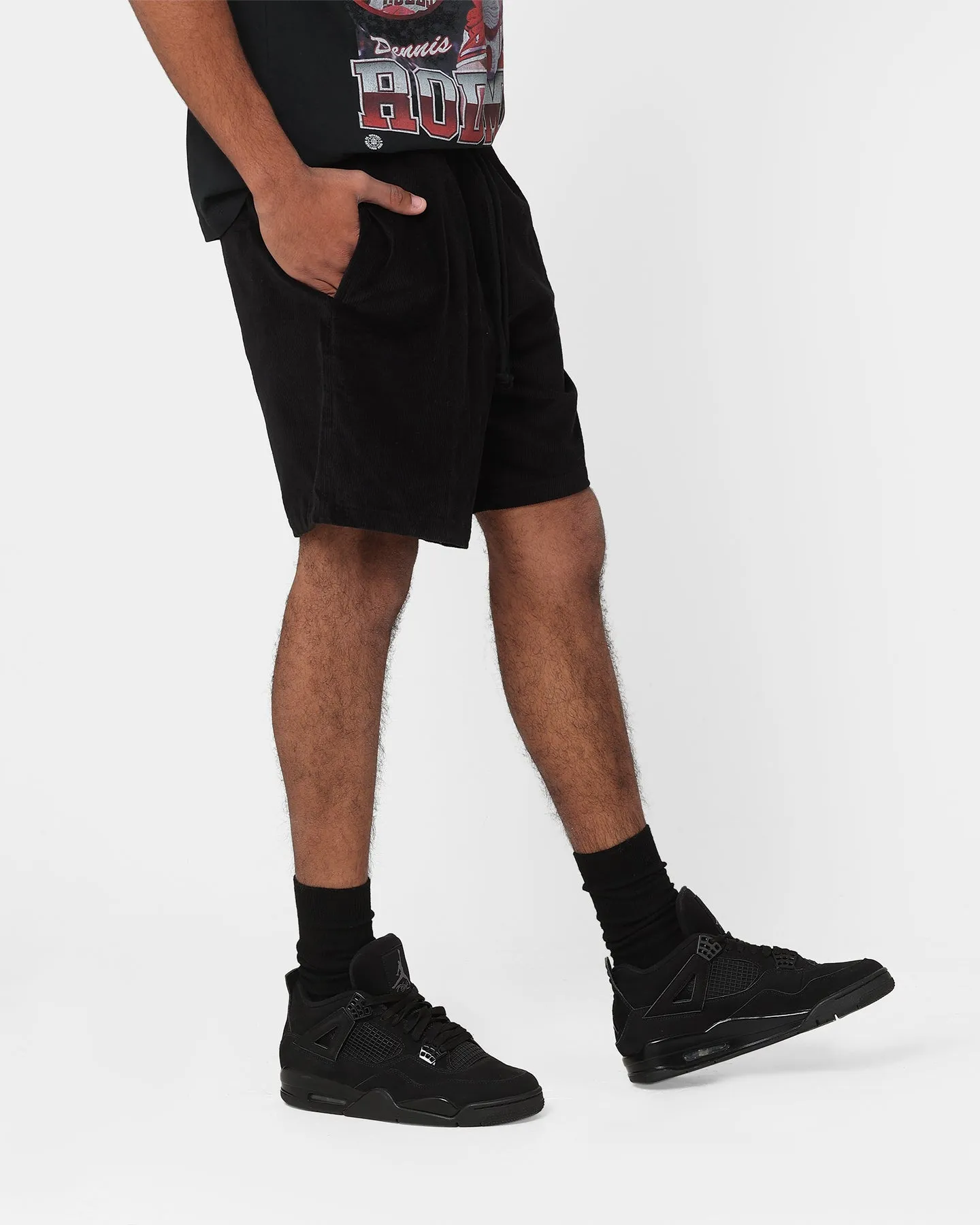 Mitchell & Ness Chicago Bulls Letterman Shorts Black