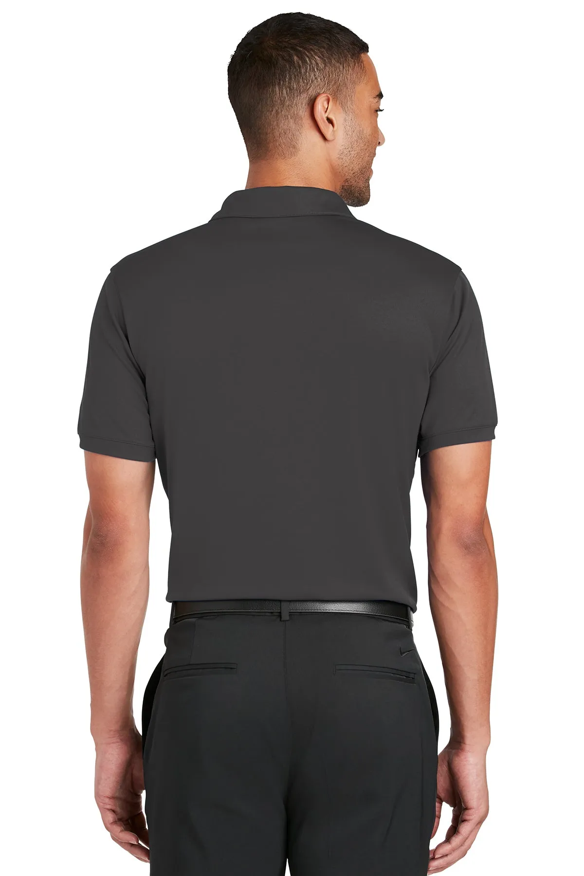 Nike Dri-FIT Players Modern Fit Custom Polos, Anthracite