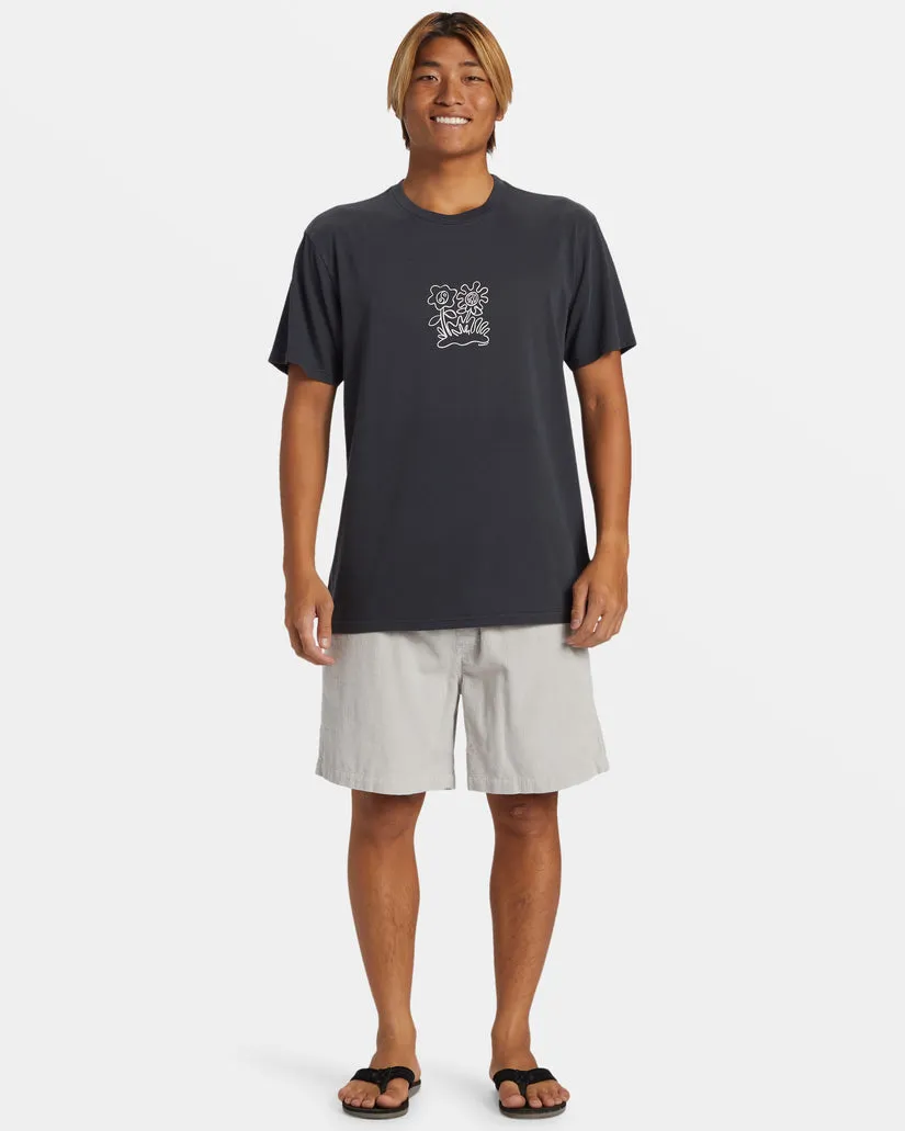 Quiksilver Taxer Cord Shorts-Gray Violet