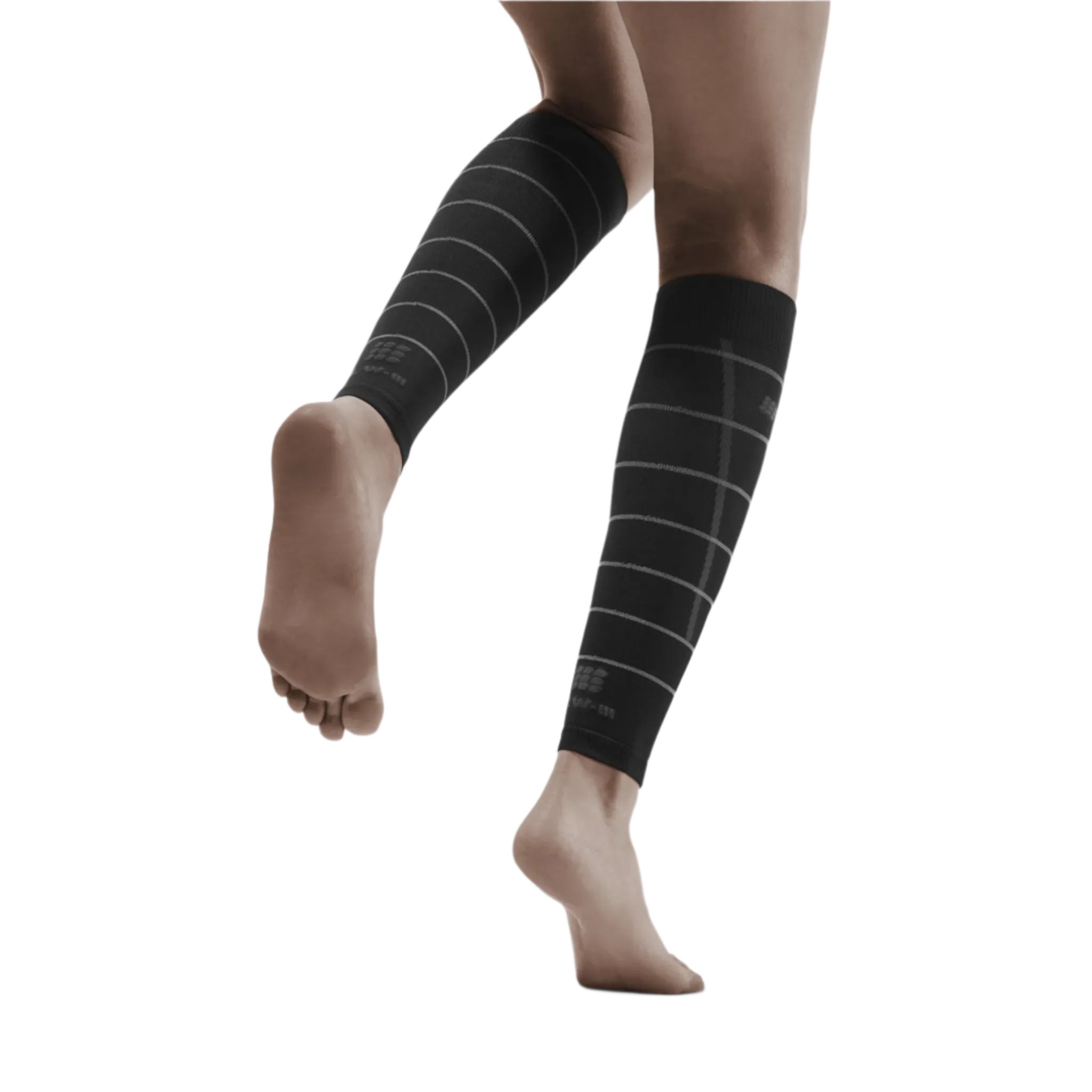 Reflective Compression Calf Sleeves, Women