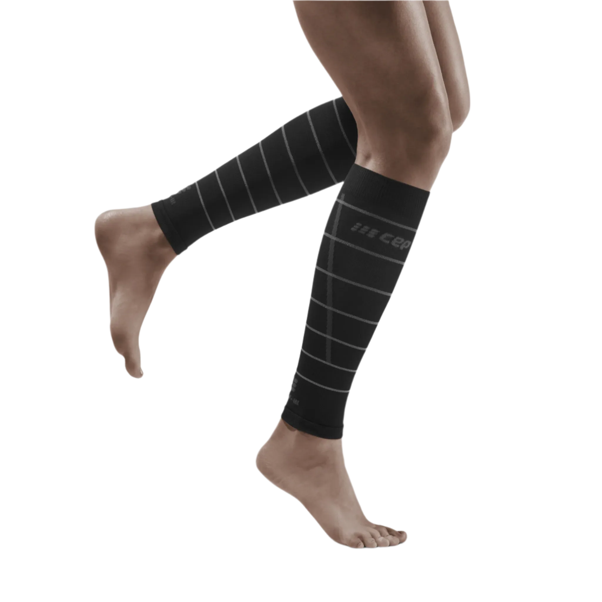 Reflective Compression Calf Sleeves, Women