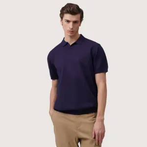 Regular Fit V-Placket Polo Shirt