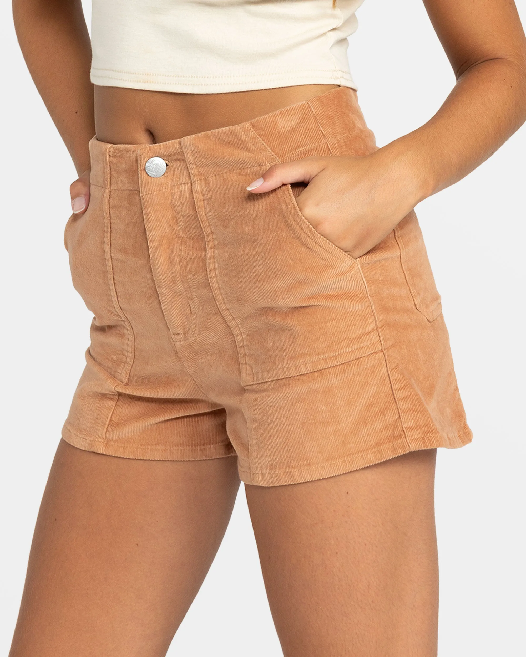 Sessions Corduroy Shorts - Camel