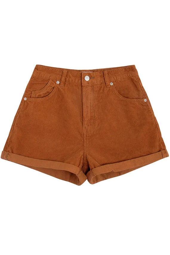 Tan Duster Cord Short