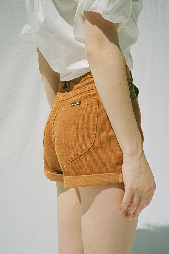 Tan Duster Cord Short