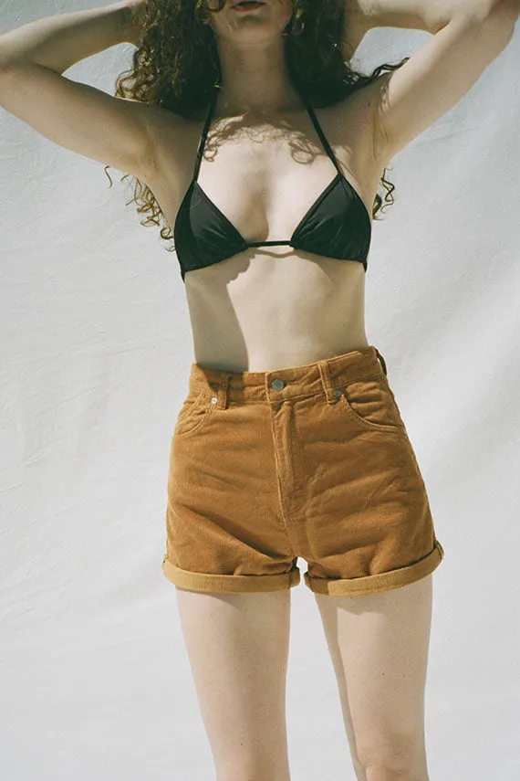 Tan Duster Cord Short