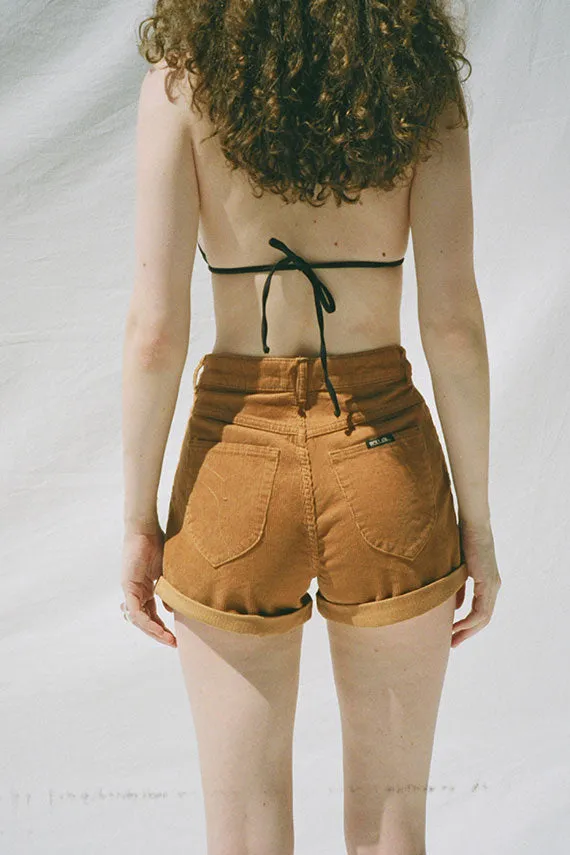 Tan Duster Cord Short