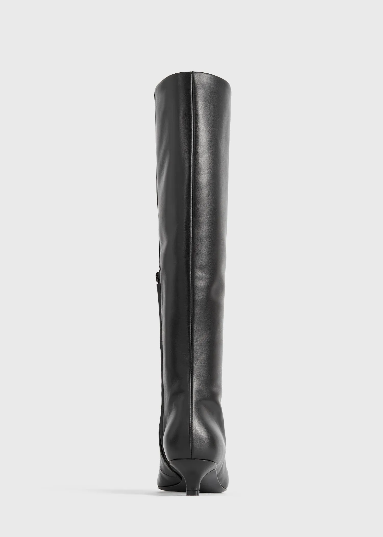 The Slim Knee-High Boot black