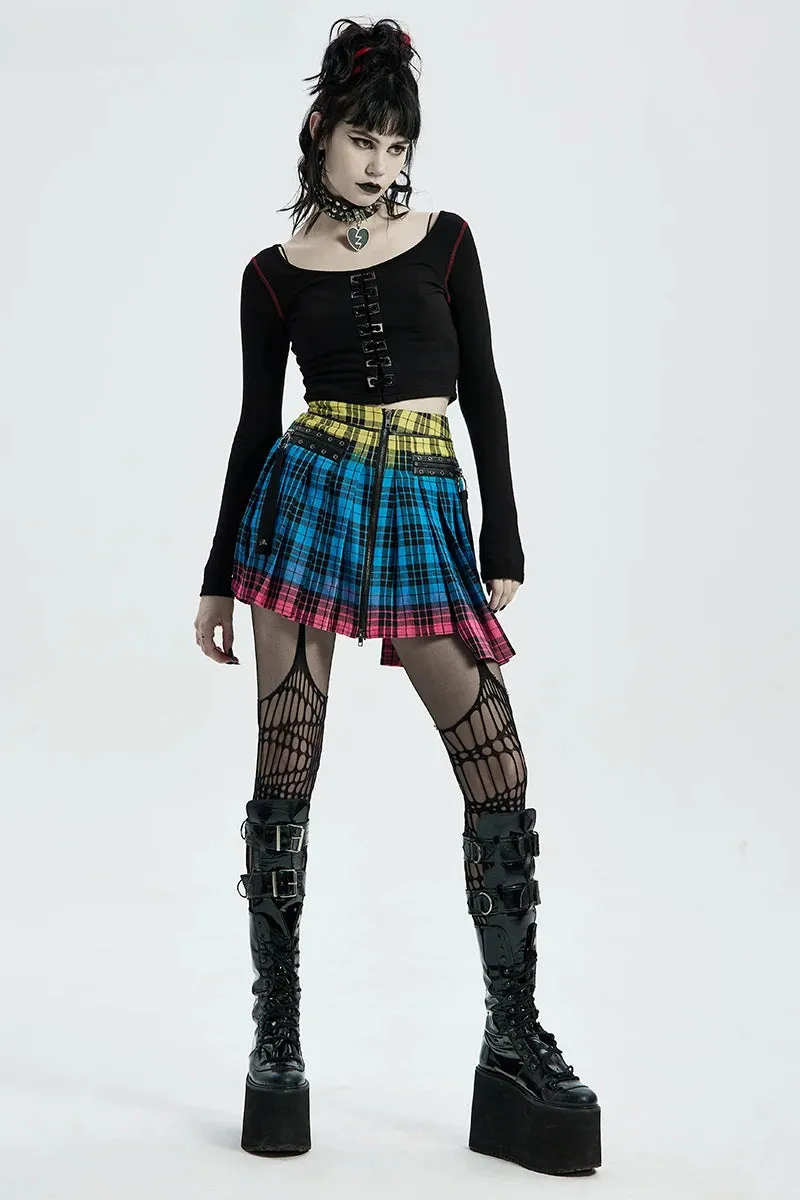 Women's Denim Sexy Out Mini Black Women Hollowing Daily Clothes & Mesh Liner Design Slim Skirt