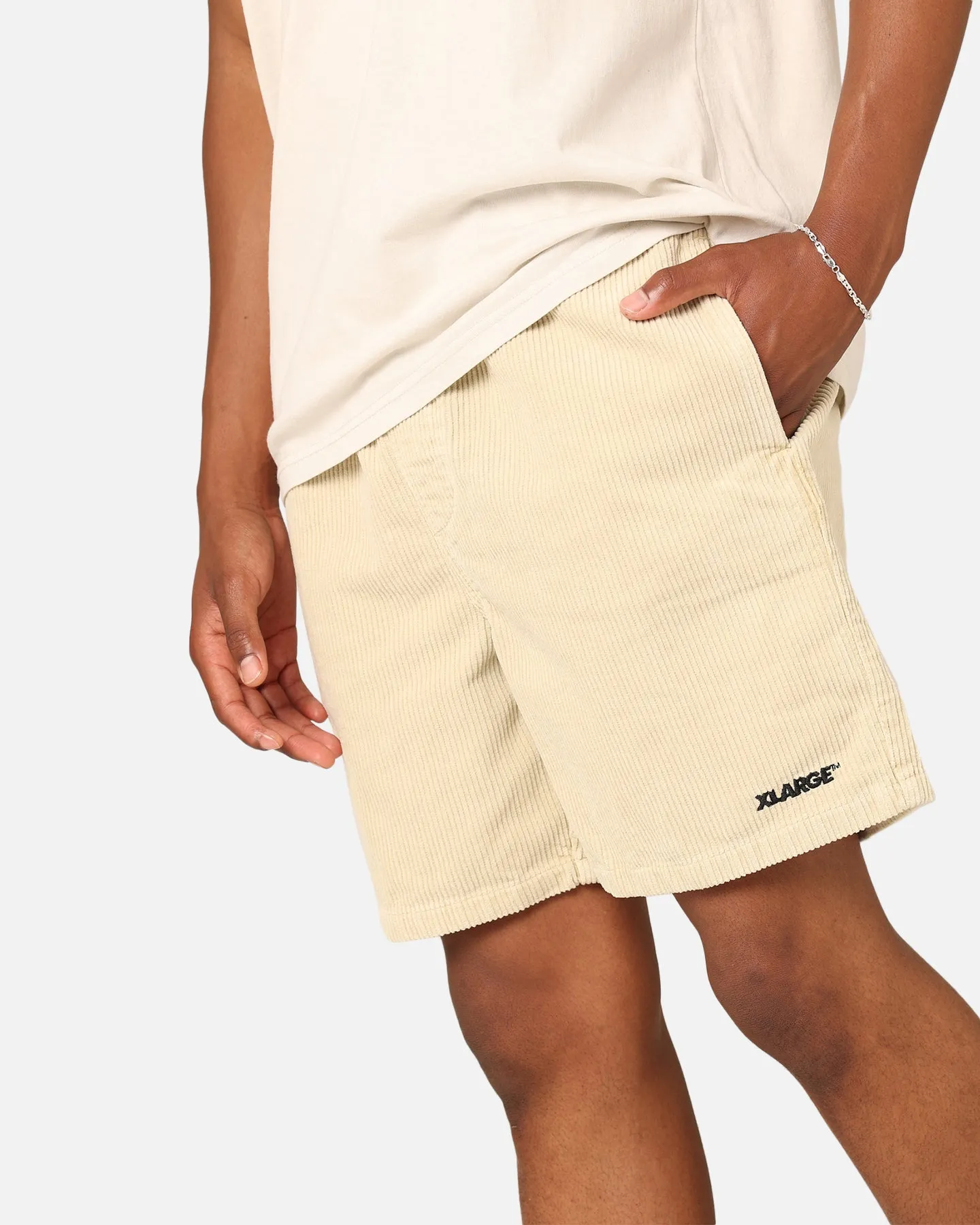 X-Large 91 Wide Corduroy Beach Shorts Pigment Tan