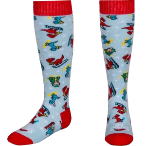 Youth Dinos Mid Volume Sock