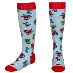 Youth Mid Volume Sock - Dino Might