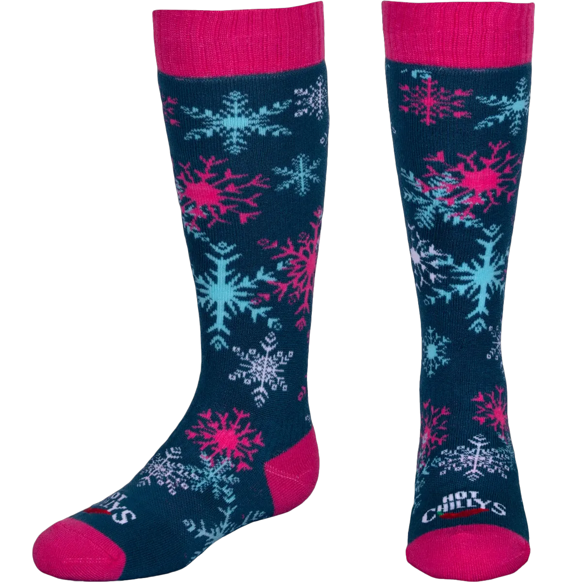 Youth Snowflake Mid Volume Sock