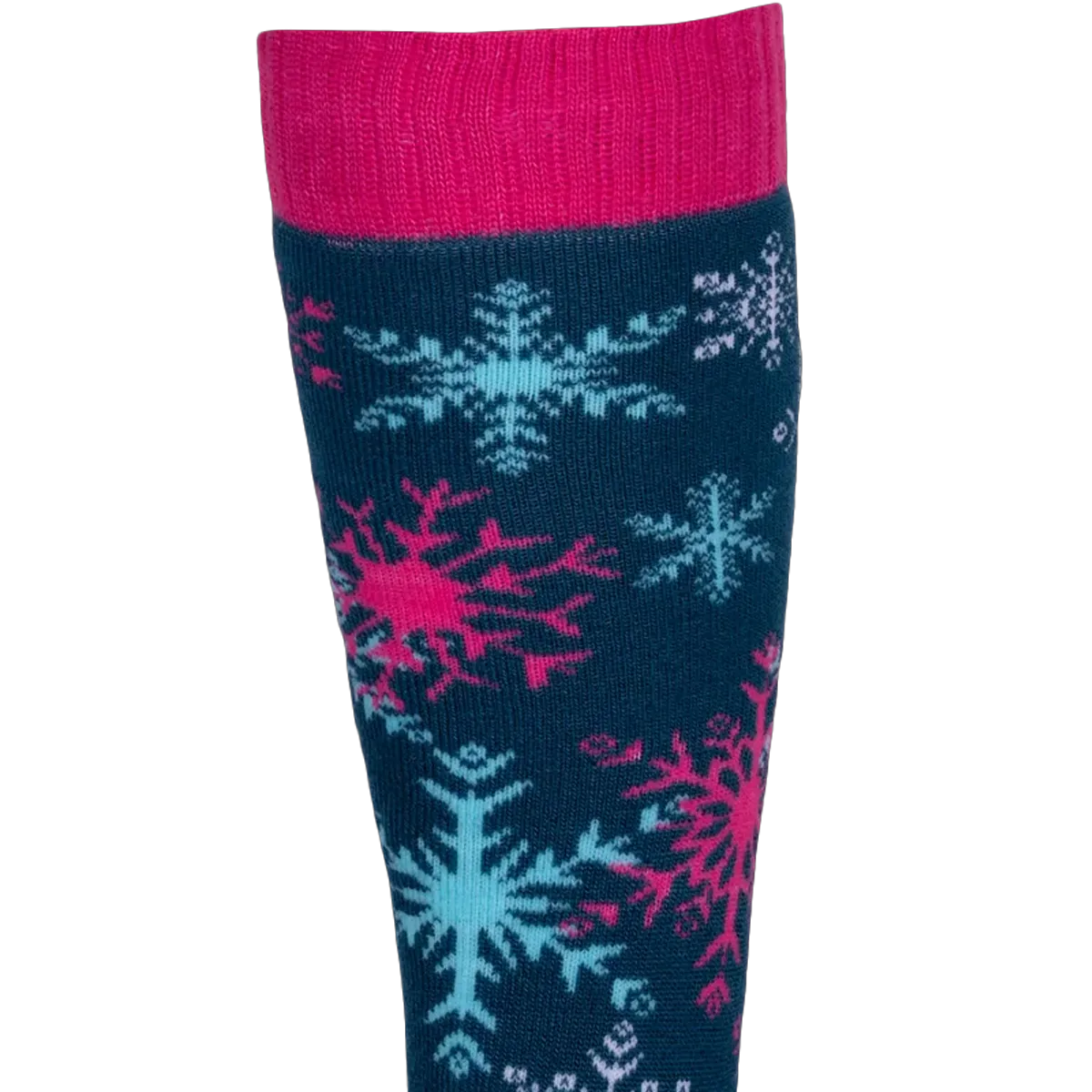 Youth Snowflake Mid Volume Sock